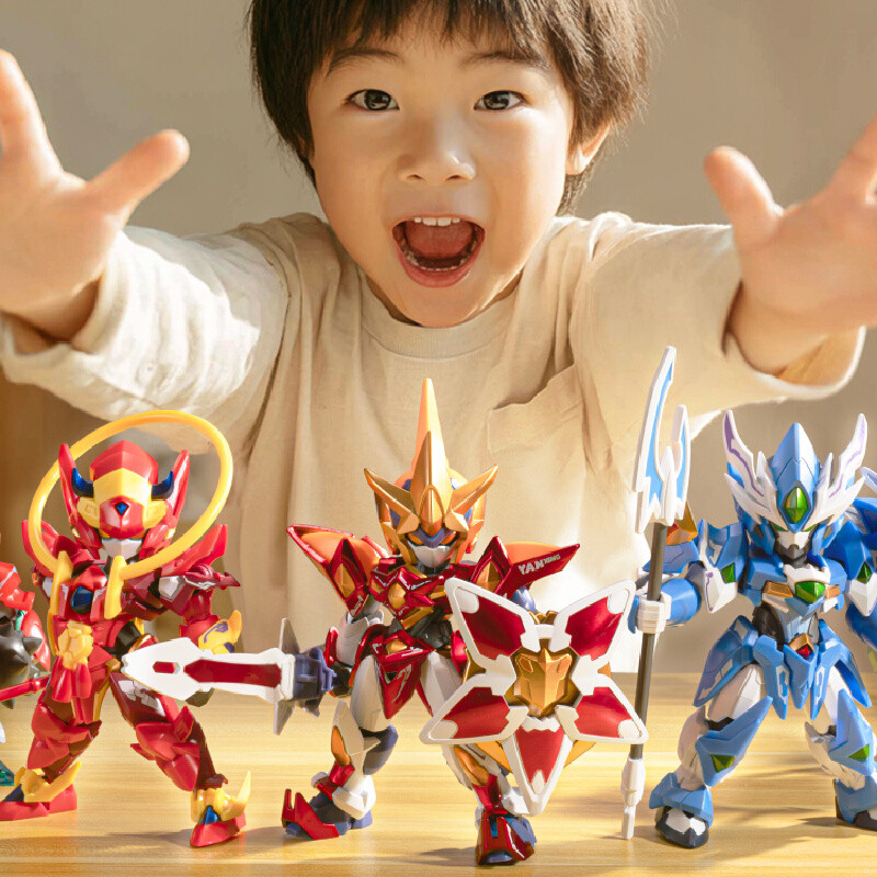 Motor Nuclear Worlds Combat Assemble Blind Box V1 Builng Block Man Q Etion Aobing Mech Model Toy Chi