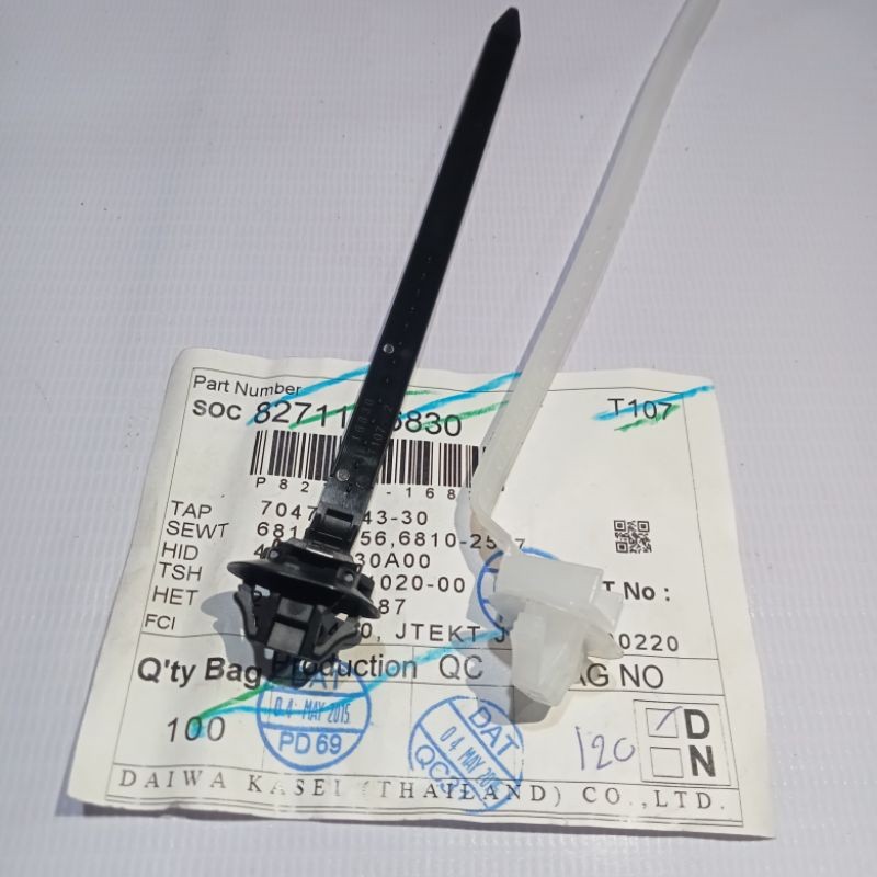 codkleman tali ripet kabel body motor klip tali tis original TEBAL ORIGINALori