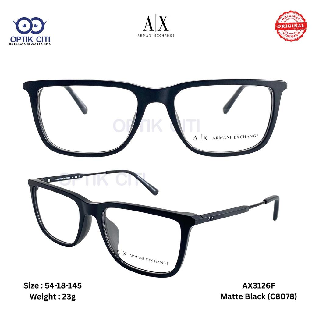 Frame Kacamata Pria Armani Exchange AX 3126 F Original