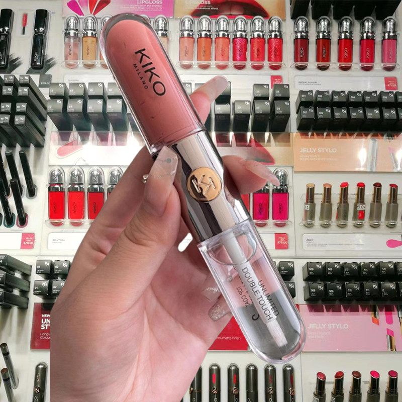 KIKO Milano Unlimited Double Touch Lipstick/lip glow 2pcs Liquid Lipstick/Long Lasting Lipstik