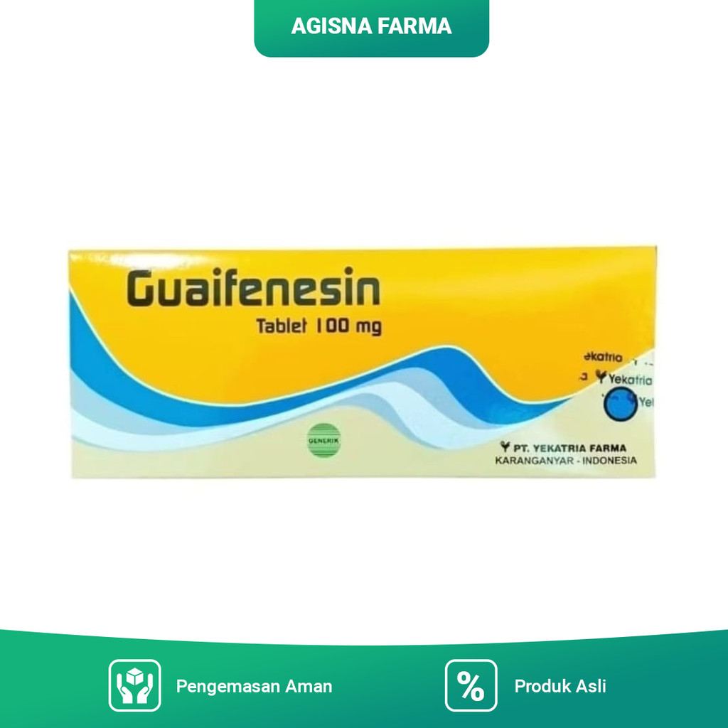 Guaifenesin tab perbox PT YEKATRIA