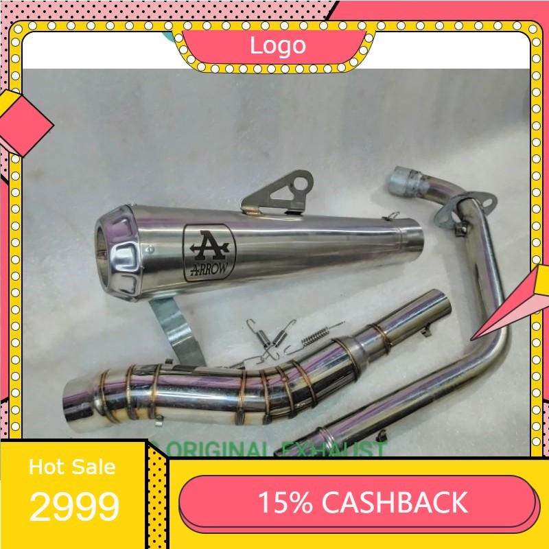 ARROW EXHAUST CBR 150R CB150R R15 V3 V2 SYM V3FI AVETA FZ16 FZ150 FZ150I RS150 RSX150 LC135 Y15 Y15Z