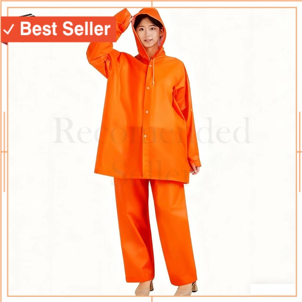 Promo Jas hujan Murah / CANEL & CO Mantel Jas Hujan Motor Dewasa Pria/Wanita/Pinguin Tebal EVA Rainc