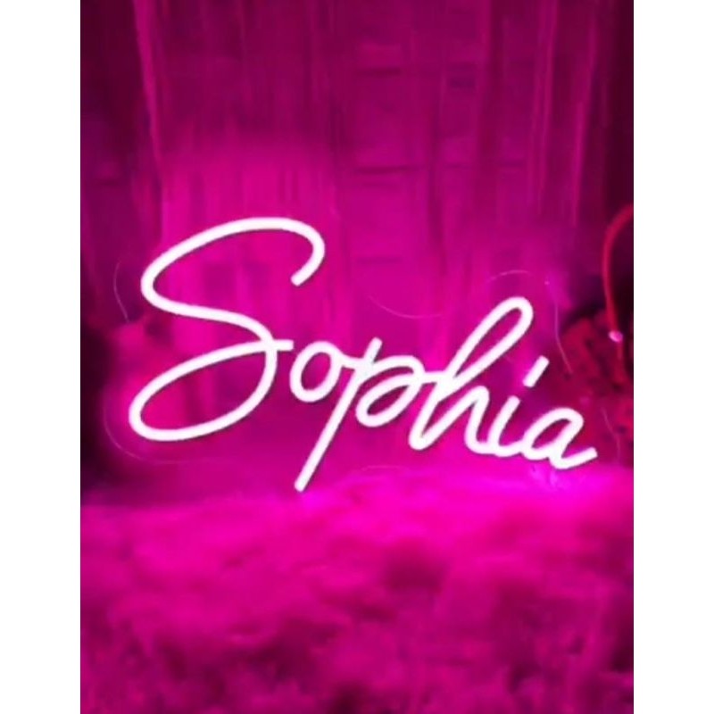 Promo Termurah Custom Nama Lampu Kamar Paket Hemat 3-10 Huruf Custom Lampu Nama Neon Flex Lampu Cust