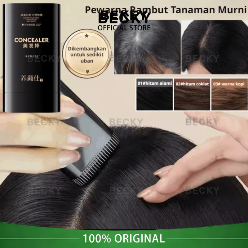 [COD ORI]BEKEY  Penutup Uban Permanen/Alat Semir Rambut /Cat Rambut /Penghitam Rambut Uban Permanen/