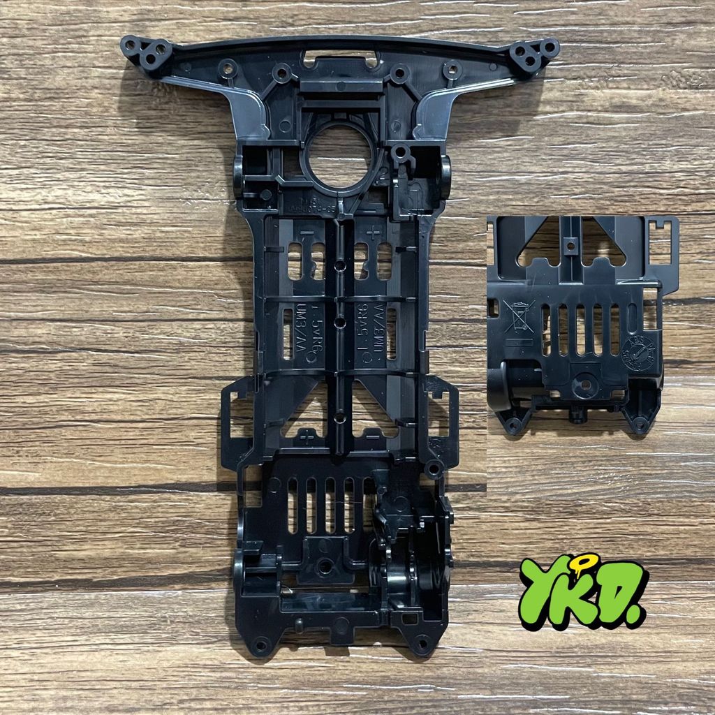 Chassis Super 2 S2 Hitam PC ABS - Original Tamiya
