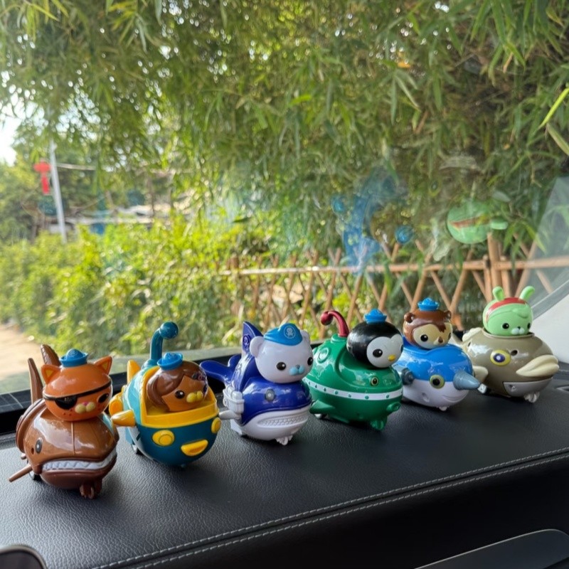 In-Stock Octonauts Marine Explorer Octopod Barnacles And Kwazii Figurines, Cute Tabletop Decorations