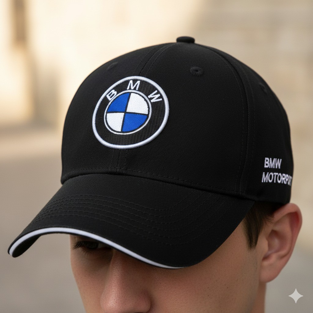 BMW Topi Baseball #548 Caps Logo Bordir Wanita Pria Unisex Import