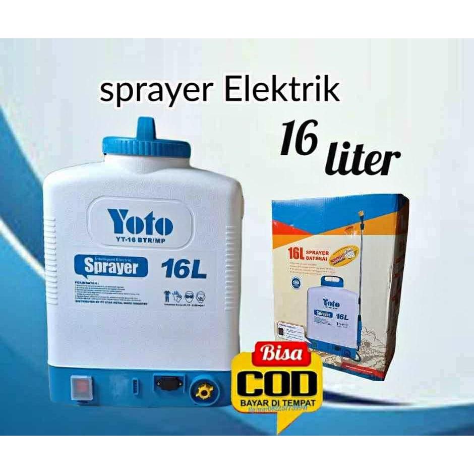 SPRAYER ELKTRIK YOTO / SPRAYER ELELTRIK / SPRAYER MURAH ELEKTRIK / SPRAYER 16L