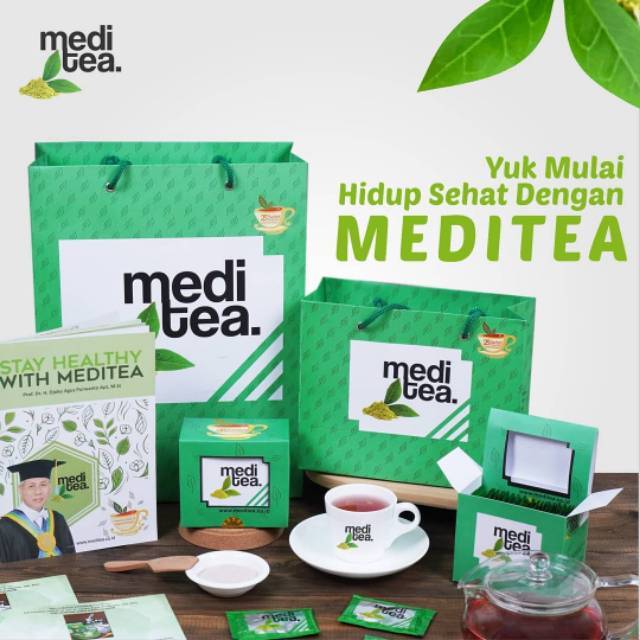 (Six-Six) Meditea teh hijau pengobatan alami kanker diabetes disfungsi ereksi peningkat kesuburan an