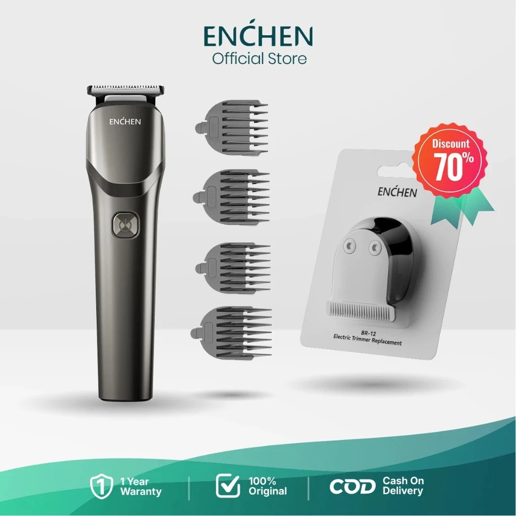 Enchen Beardo 2 Electric Shaver Hair Clipper | Alat Cukur Rambut Jenggot Kumis Elektrik