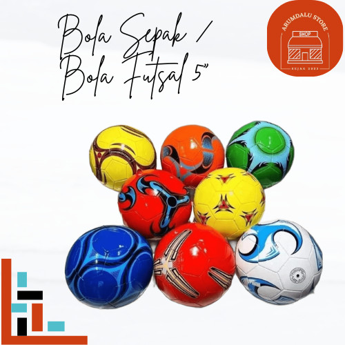 BOLA SEPAK UKURAN 5" / BOLA FUTSAL