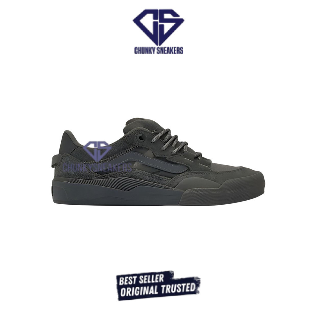 Sepatu Vans Old Skool Wayvee Pro Skate Grey Grey Suede 100% Original BNIB