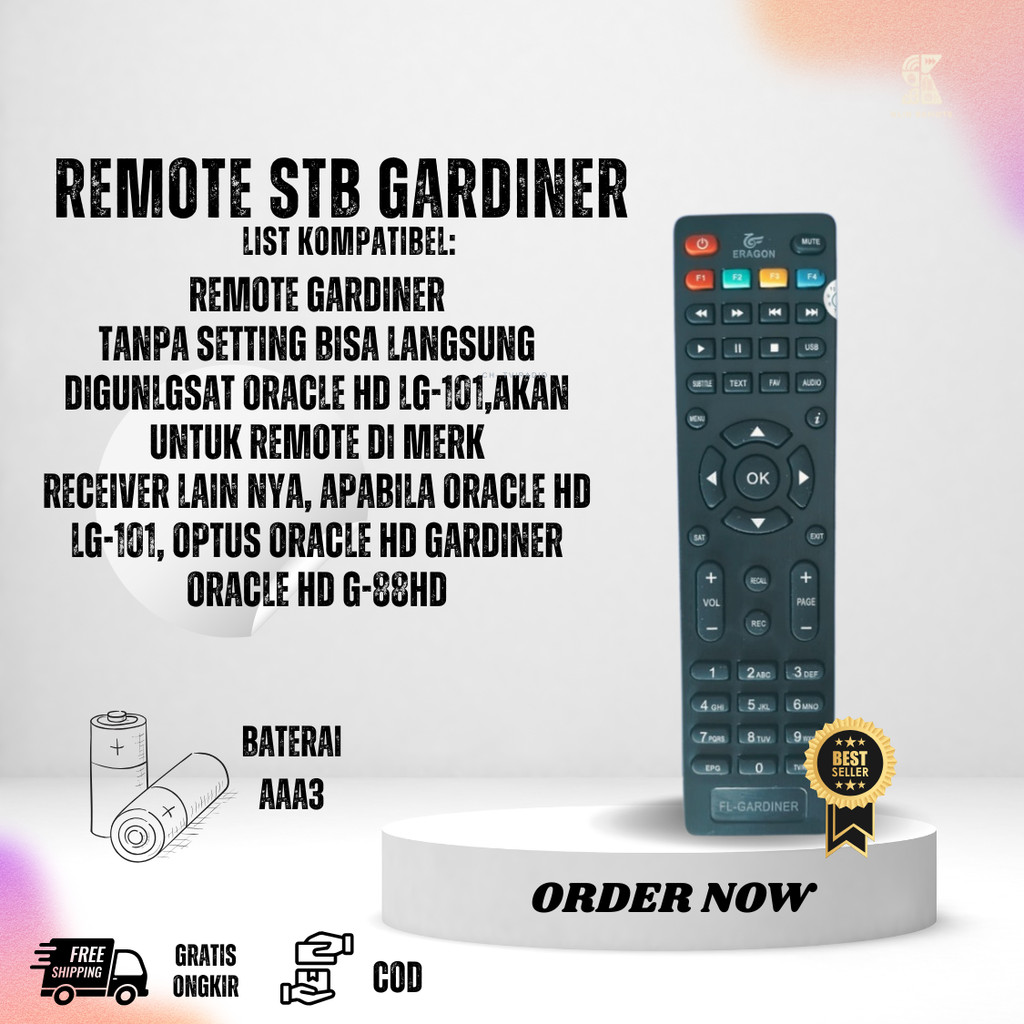 Remote TV | Suitable For FL-Gardiner Oracle Visat HD