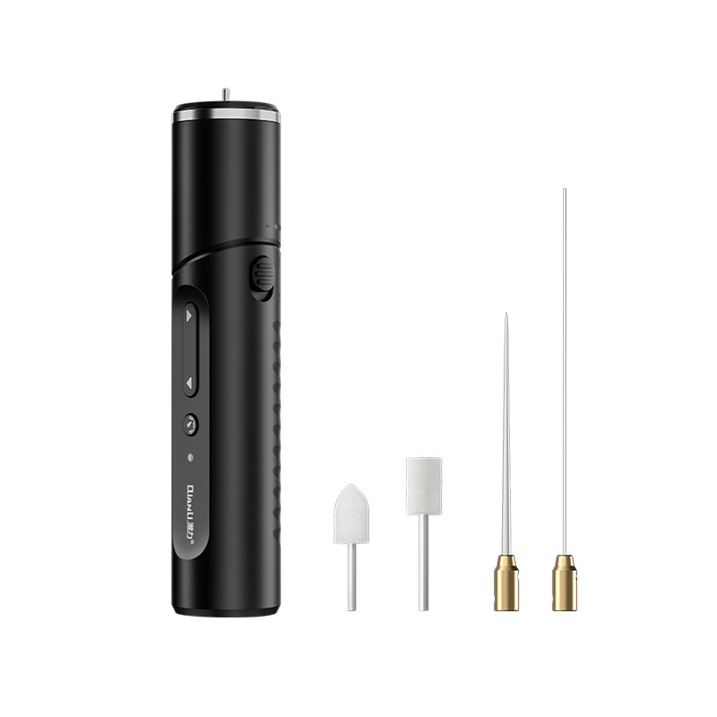 QIANLI Electronic Glue Remover with Green Dust Lamp High Efficiency Three Gears Angle Adjustable Wir