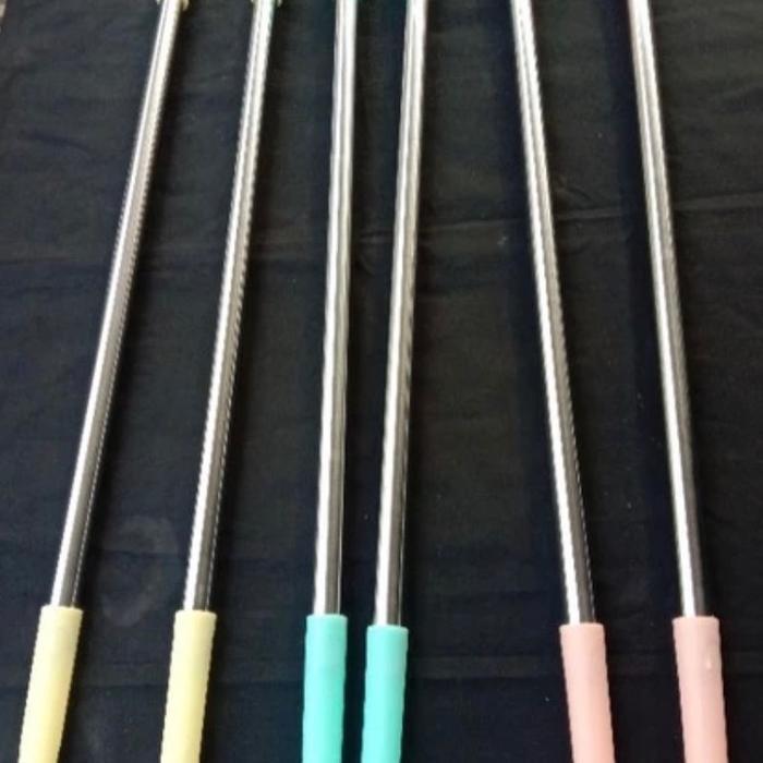 Promo (Paket 2 Pcs ) Sinar Tongkat Sodokan Galah Jorokan Jemuran   bisa atur panjang pendek sampai 1