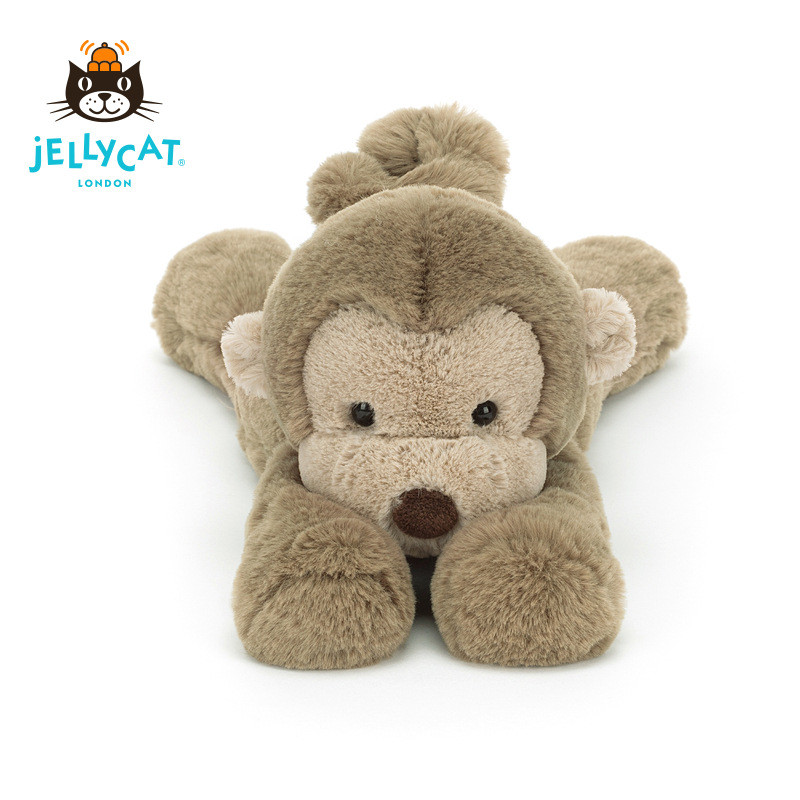 Jellycat large stuffed toy monkey; Bathrobe bear; Stuffed bear; Stuffed toy; Shy stuffed toy monkey;