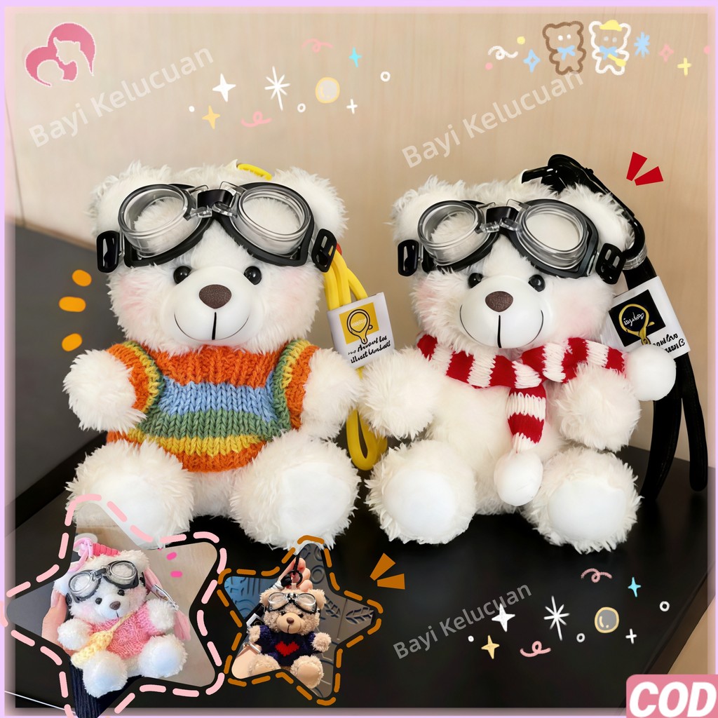 Gantungan Kunci Beruang Kecil Gantungan Kunci Boneka Beruang Tas Doll Gantungan Kunci Yang Lucu Gantungan Kunci Berbulu Gantungan Boneka Gantungan Tas Hadiah Ulang Tahun