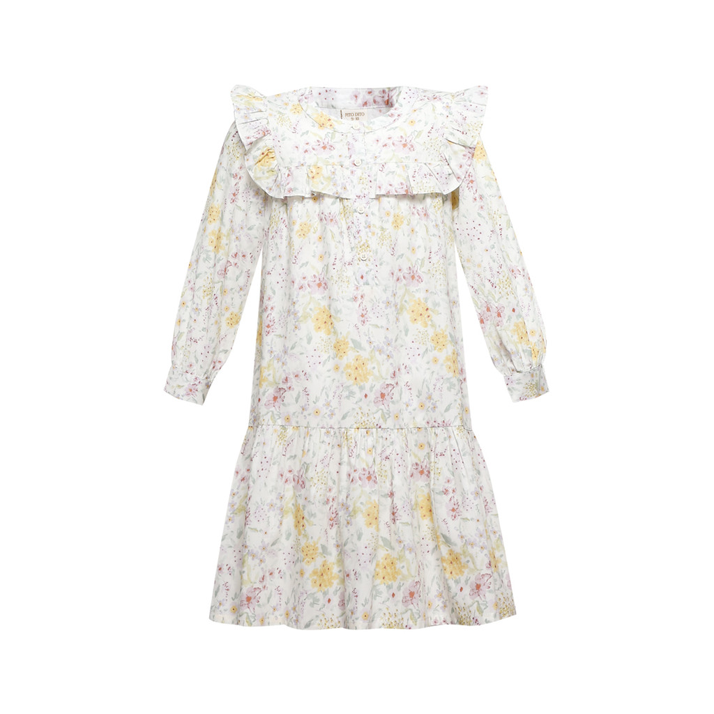 Pito Dito Girl Slobodina Dress Midi Anak Multicolor