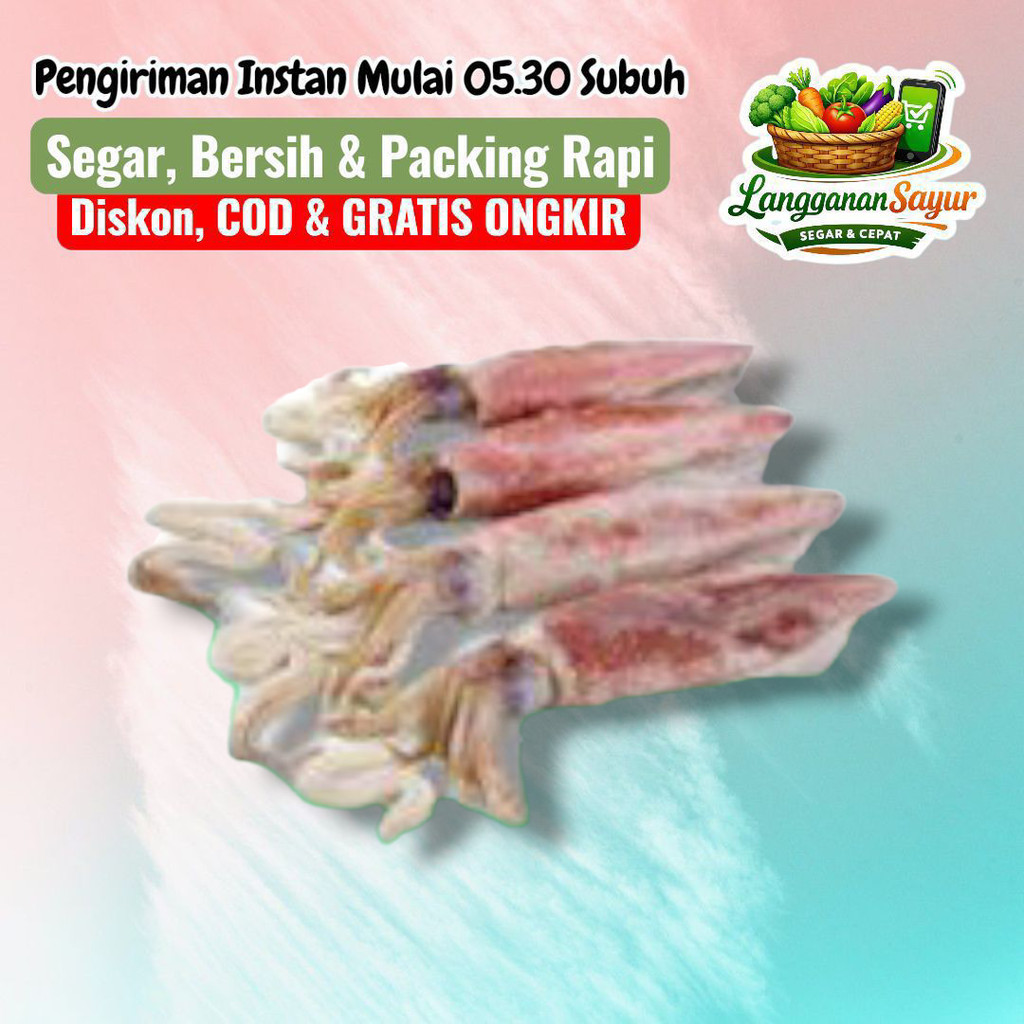 Cumi Segar 1KG - Langganan Sayur Palembang
