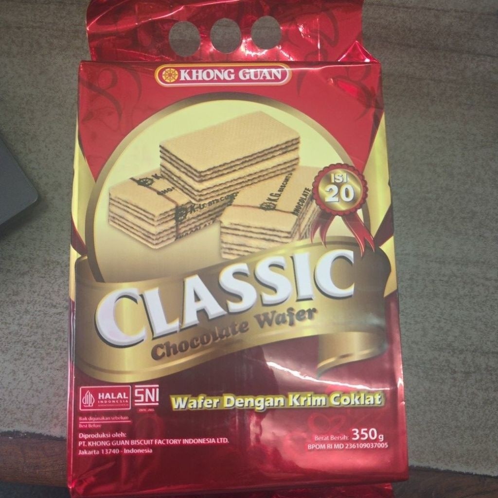 khonguan classic wafer isi 20 pcs