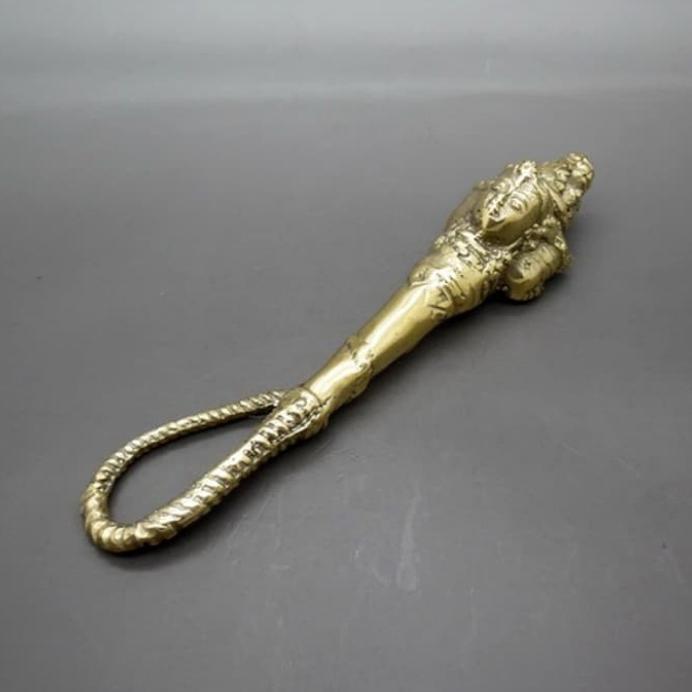 kriss tombuk Cambuk Cemeti Trimurti Kuningan Asli Antik NH2