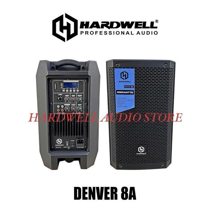 Speaker Aktif 8 Inch Hardwell Denver 8A Original Active Speaker 8 Inch Hardwell (Harga 1 Pcs)
