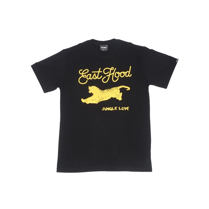 Easthood Jungle Kaos Lengan Pendek Hitam