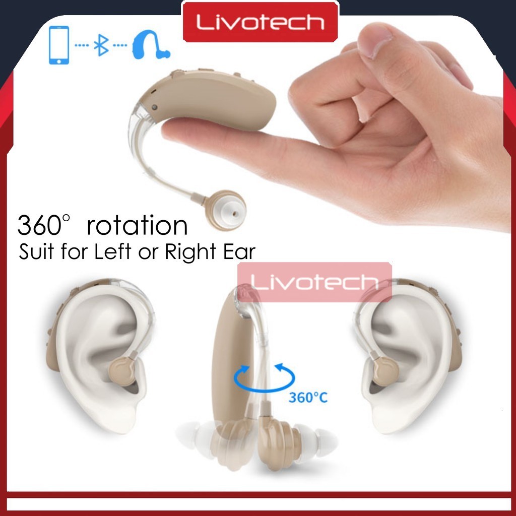 AXON Alat Bantu Dengar Bion A-360 Fitur Bluetooth Bisa di charge Hearing Aid Rechargeable Cas