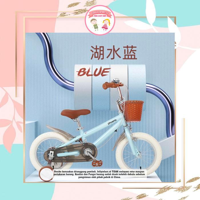 [jollyinfant.id] S11 Sepeda Anak / Sepeda Phoenix - 18inch - Biru