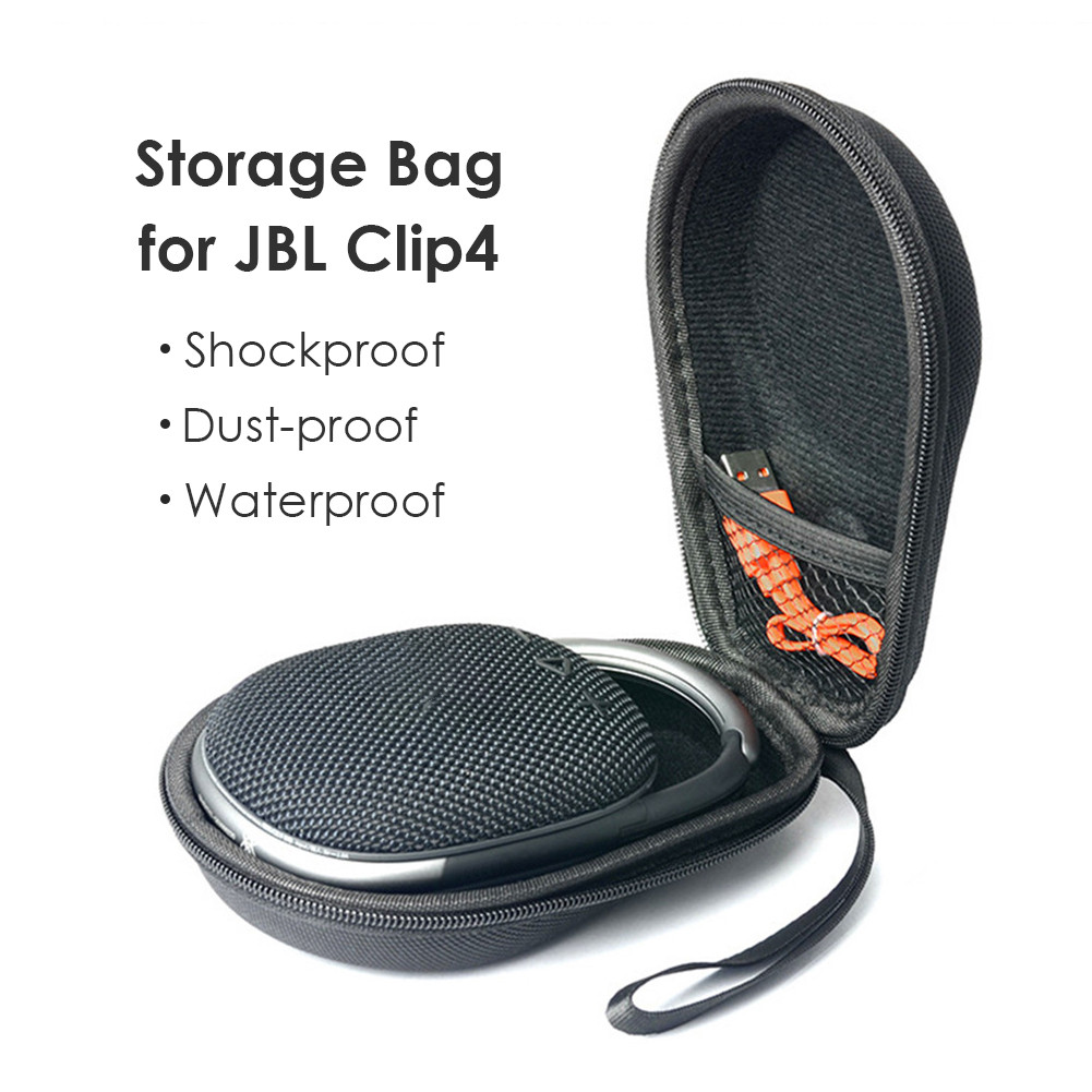 Hard Carrying Case for JBL Clip 4 Portable Bluetooth Speaker Storage Bag EVA Waterproof Shockproof S
