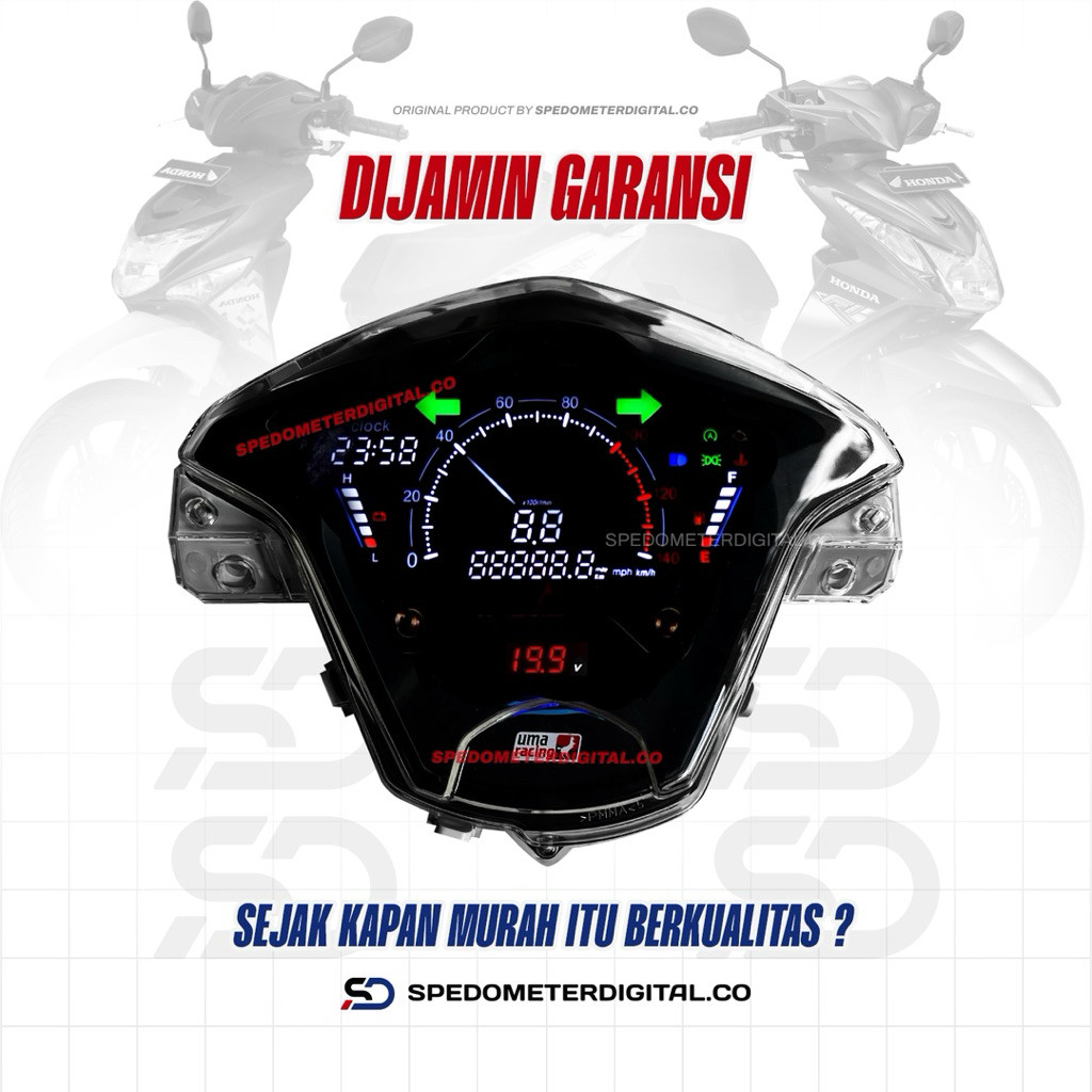 Spedometer Digital Beat Fi / Speedometer Digital Beat Fi Starter Halus Tahun 2015-2016 PNP