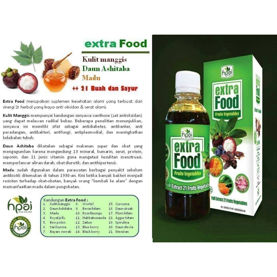 HNI HPAI Original EXTRA FOOD ( HNI HEALTH) - ORIGINAL