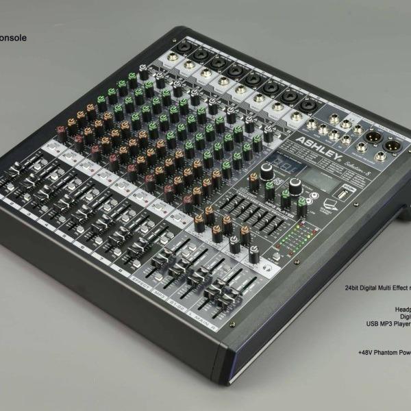 Mixer Ashley Selection 8 Original 8 Channel Bluetooth - USB - Selection 8