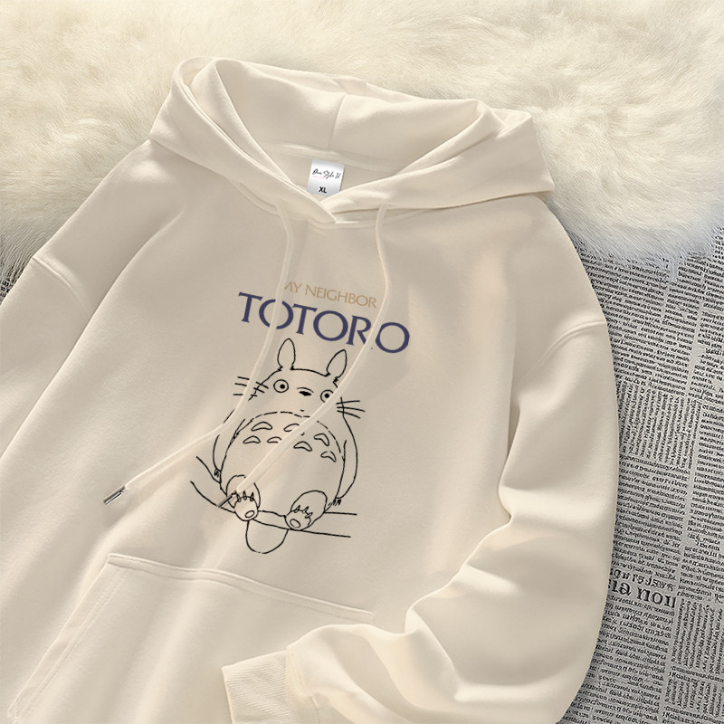 ONNI - Hoodie Oversize Unisex | Anime Graphic - Totoro Art | Casual Cute Style | Bahan Cotton | Dail