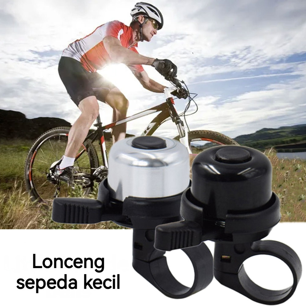 Bel Sepeda Alumunium Suara Nyaring untuk Sepeda Gunung Bel Sepeda Mini Praktis dan Keras