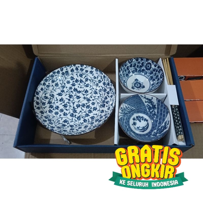 Hampers Christmas / Mangkok Hadiah Natal / Mangkuk Keramik / Mangkok Keramik Jepang / Hampers Mangko