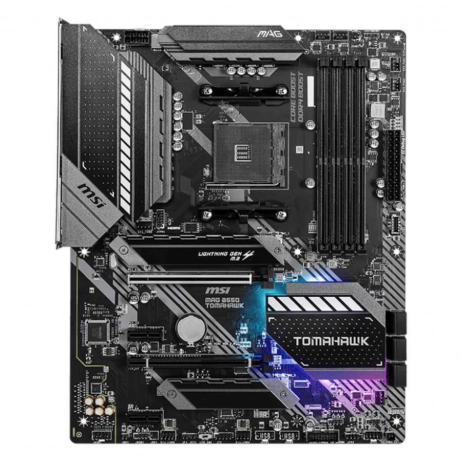 MSI MAG B550 TOMAHAWK AMD B550 AM4 DDR4 ATX Motherboard