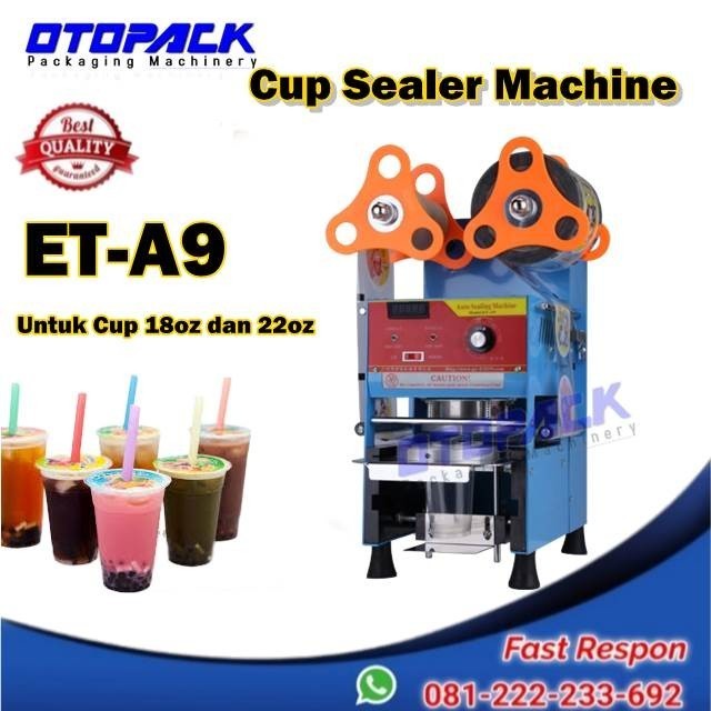 PROMO Eton ET-A9 Cup Sealer Mesin press Gelas Otomatis