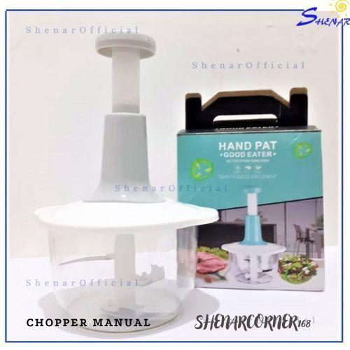 SHENAR CHOPPER MANUAL 3 MATA PISAU / ALAT PEMOTONG CINCANG BAWANG CABAI ONION GARLIC CHOPPER/GILINGA