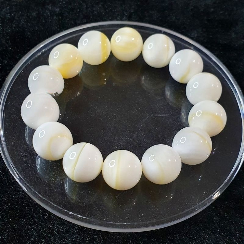 GELANG KULIT KERANG ASLI 100% PUTIH SERAT EMAS BAHAN SUPER BERKUALITAS NATURAL ALAMI BEI KE AKSESORI