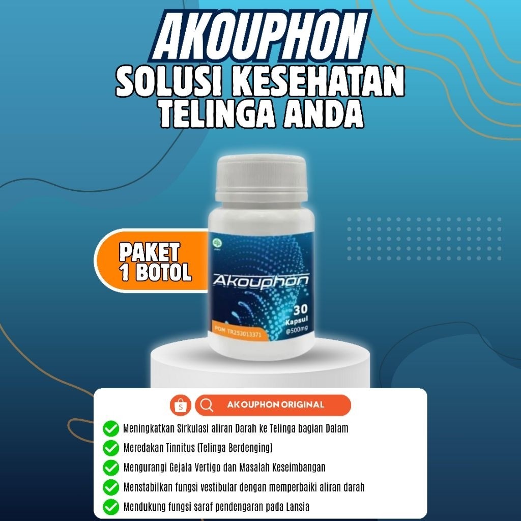 AKOUPHON ASLI ORIGINAL OBAT TELINGA BERNANAH TERSUMBAT SAKIT TELINGA AMPUH KHASIATNYA