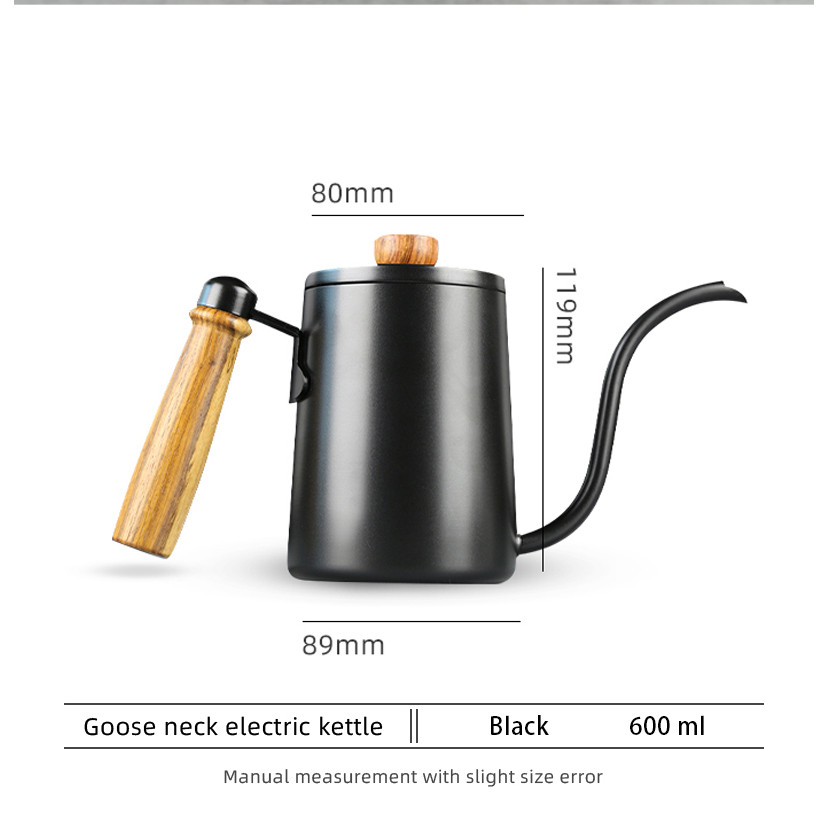 Coffee Pot Milk Frothing Pitcher Jug Gooseneck Kettle Spout Stainless Steel Espresso Coffee Tea Milk