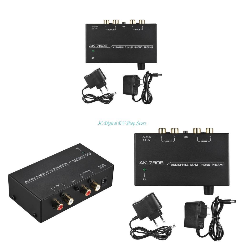 E74D Ak750S Auophile for Mfor M Phono Preamp Amp with Level Control Preamplifier Amplifier RCA Input