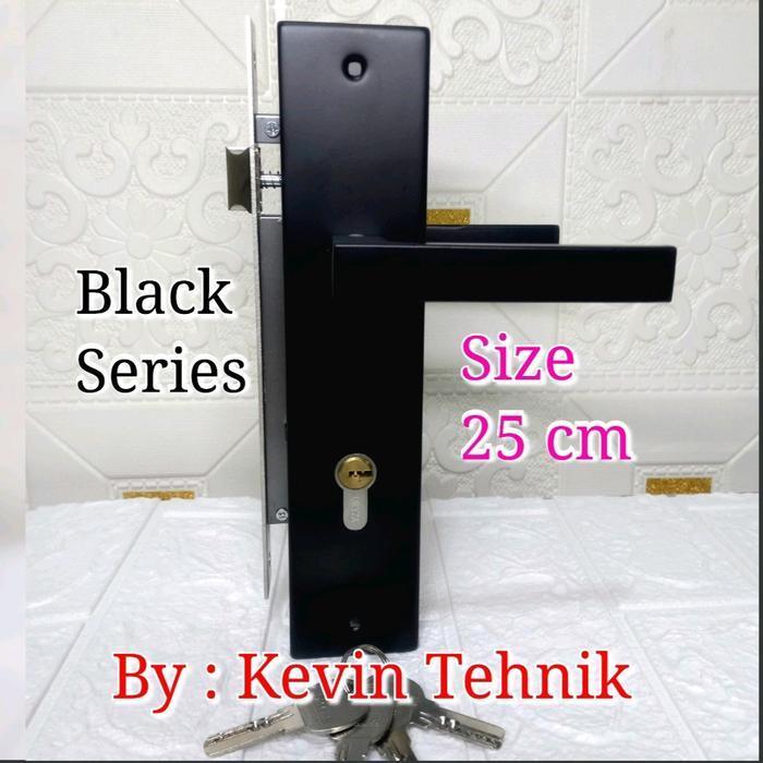 Sale Handle Pintu Besar BLACK, Kunci Pintu Rumah HITAM, Kunci Pintu Besar - Kotak Hitam Terlaris