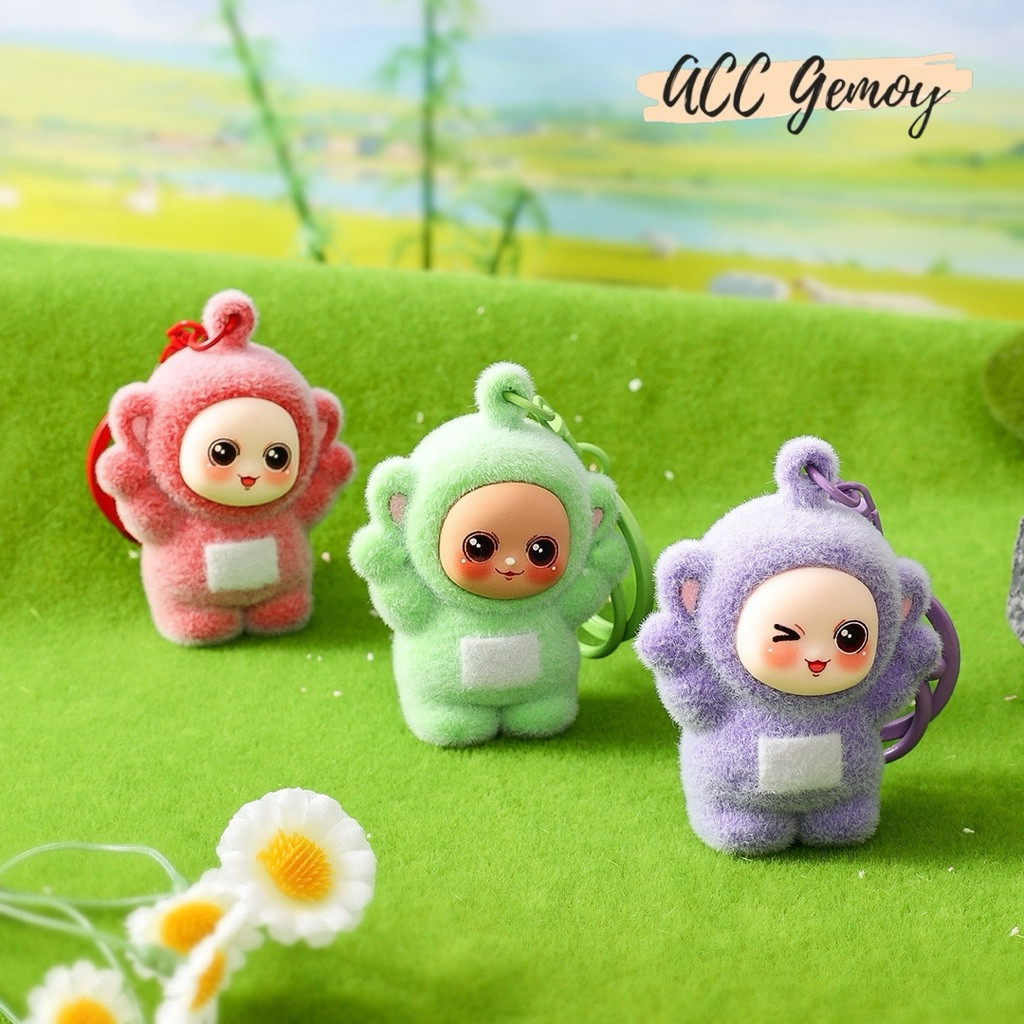 _Moonflower Gantungan Kunci Teletubbies Keychain Gantungan Tas Aksesoris