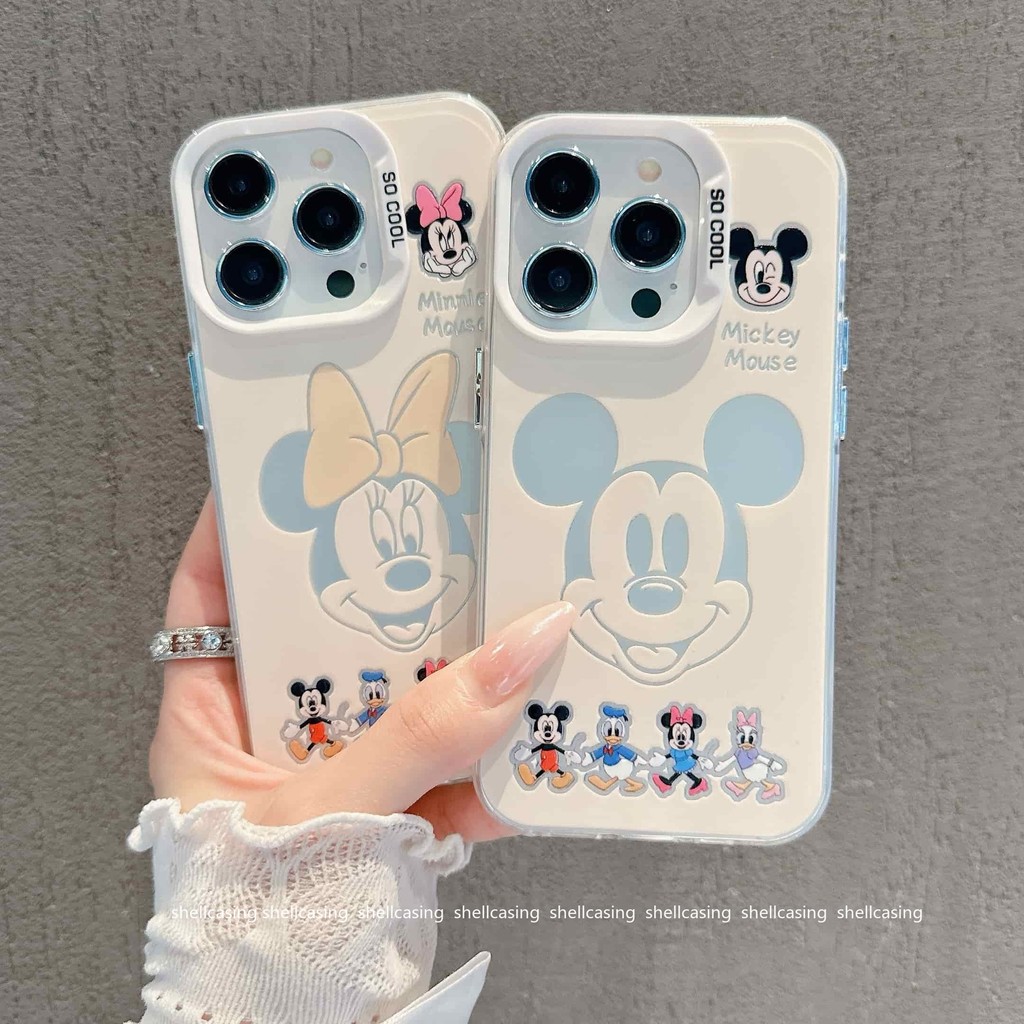 Casing HP Untuk iPhone 16 15 14 13 12 11 Pro Max 6 7 8 Plus X XR XS MAX Lucu Anti Jatuh Casing Cover