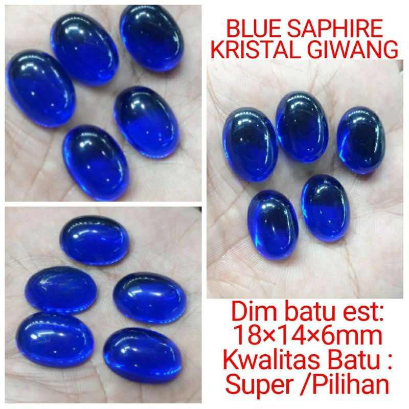 BATU PERMATA BLUE SAPHIRE /KING SAPHIRE KWALITAS SUPER