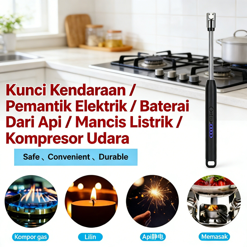 Kunci Baterai / Pemantik Kompresor / Api Mancis / Elektrik Kendaraan / Udara Listrik