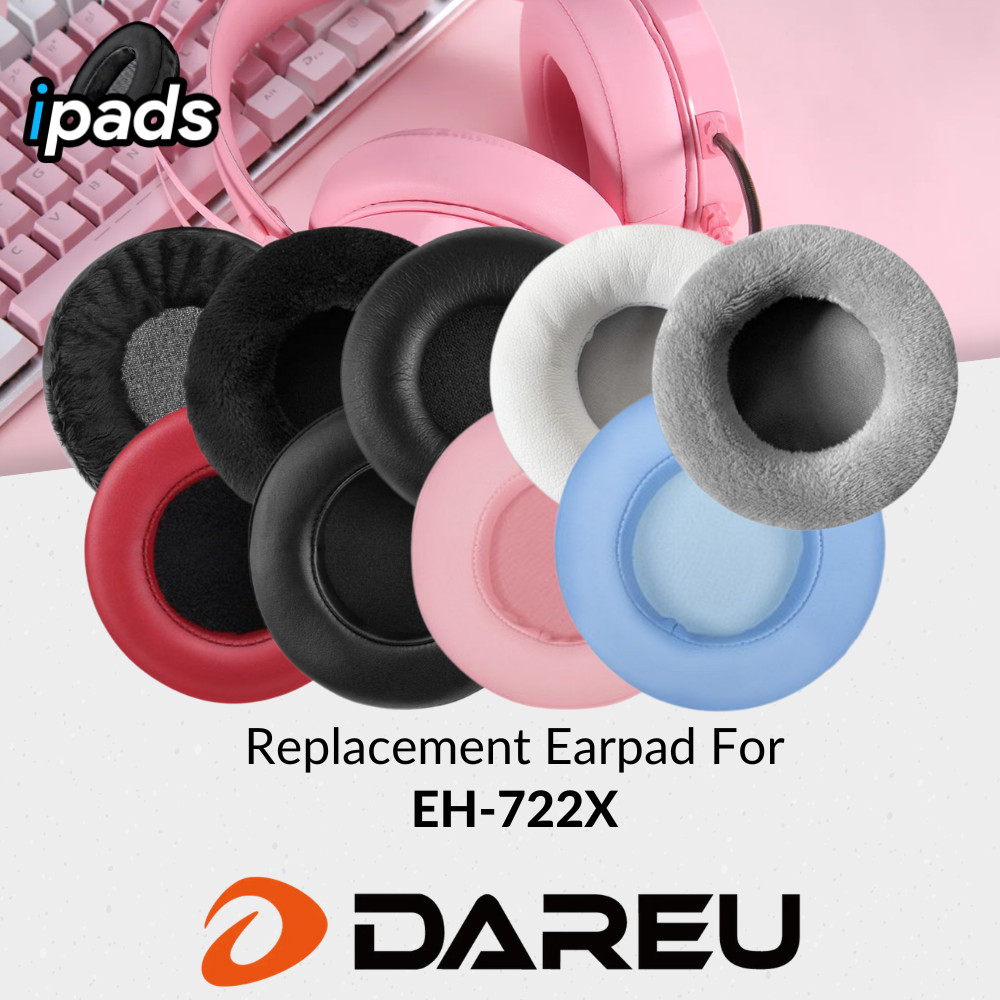 Earcup Earpad Ear Cushion Dareu EH-722X EH 722X EH722X Bantalan Busa Foam Pad